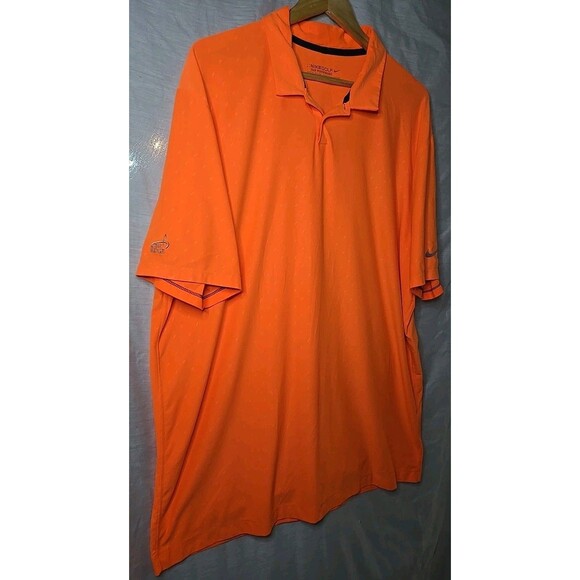 Nike Golf Tour Dri-Fit Performance Polo Shirt, Men's Sz XL, Orange "The Ridge" - Picture 2 of 10